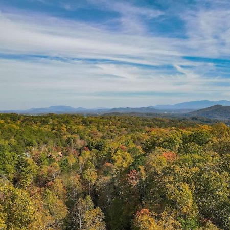 View! Cozy, Private, Fireplace, Hot Tub Log Cabin, Honeymoon! Севьервилл Экстерьер фото