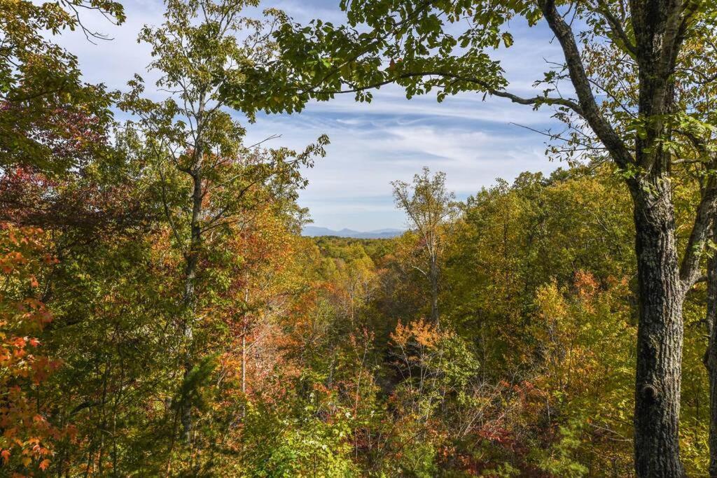 View! Cozy, Private, Fireplace, Hot Tub Log Cabin, Honeymoon! Севьервилл Экстерьер фото